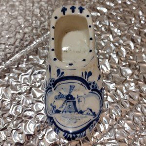 Antique porcelain hand painted slipper Handmade